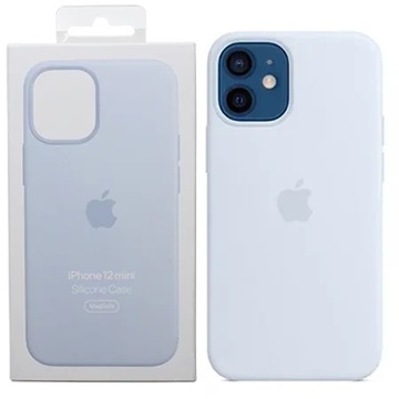 ORYGINALNE ETUI SILICON CASE MAGSAFE DO APPLE IPHONE 12 MINI NIEBIESKIE