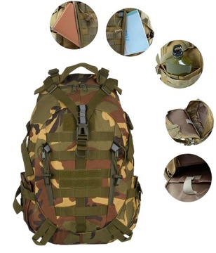 PLECAK TURYSTYCZNY TREKKINGOWY WOJSKOWY TAKTYCZNY SPORTOWY MORO MĘSKI XL