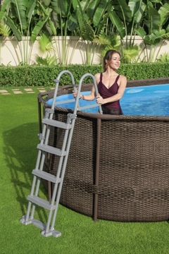 Bezpieczna DRABINKA DO BASENÓW 122cm BESTWAY 58331