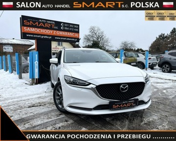 Mazda 6 III Sport Kombi Facelifting 2018 2.0 Skyactiv-G 145KM 2019 Mazda 6 Automat / Navi / Biała Perła / Salon Pl