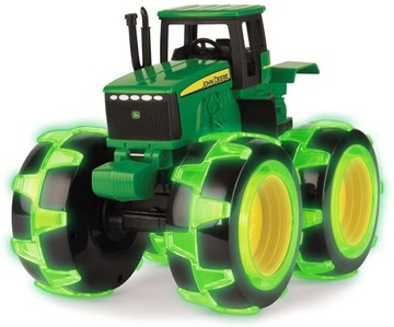 JOHN DEERE TRAKTOR MONSTER ŚWIECĄCE KOŁA OPONY