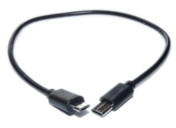 USB Type C — короткий кабель OTG micro USB длиной 30 см.