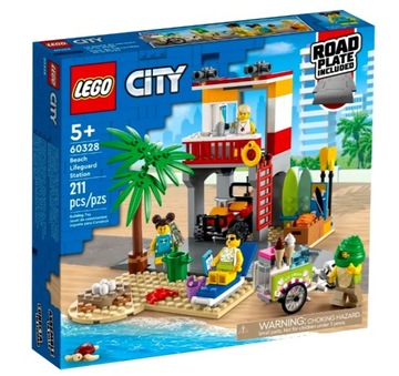 LEGO 60328 City Stanowisko ratownicze na plaży
