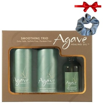 AGAVE Smoothing Trio SET ШАМПУНЬ-КОНДИЦИОНЕР МАСЛО