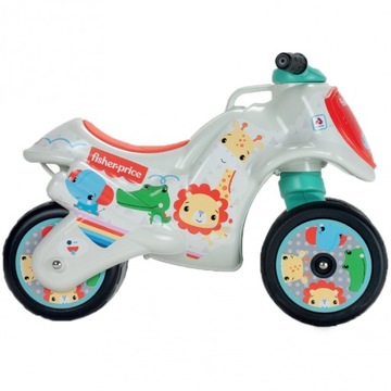 ТРЁХКОЛЕСНЫЙ ДВИГАТЕЛЬ FISHER PRICE СТАБИЛЬНЫЙ РАБОТАЮЩИЙ МОТОР INJUSA PUSHER