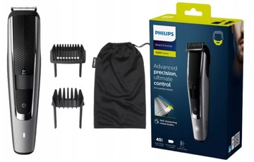 ВОДОНЕПРОНИЦАЕМЫЙ ТРИМЕР PHILIPS ДЛЯ БОРОДЫ И ЛЕСТНИЦЫ ДЛЯ ЛИЦА + 2 гребня