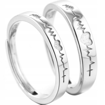 925 rings kreatywne pierścienie para pierścieni[2]