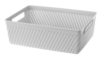 KOSZYK KOSZ POJEMNIK NA DROBIAZGI 29653 SZARY ALESA LUIS