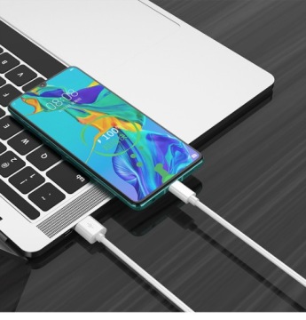 Кабель для быстрой зарядки и передачи данных 5А 2 м тип USB - C белый