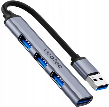 РАЗДЕЛИТЕЛЬ-ХАБ АДАПТЕР USB 3.0 4-ПОРТОВЫЙ ХАБ 4X USB