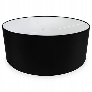 ABAŻUR DO LAMPY SUFITOWEJ CZARNY DO SALONU 50 CM