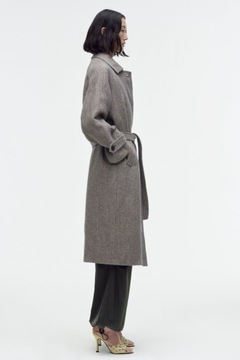płaszcz z lnem z limitowanej edycji Zara M