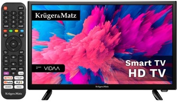 Telewizor SMART TV WiFi 24 cale HD VIDAA APLIKACJE Youtube Netflix