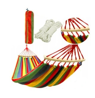 ПРОЧНЫЙ И УДОБНЫЙ САДОВЫЙ ГАМАК НА 2 ЧЕЛОВЕКА 260x160