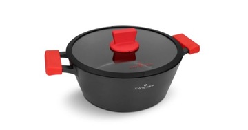 ZWIEGER OBSIDIAN Garnek z pokrywką 20 cm