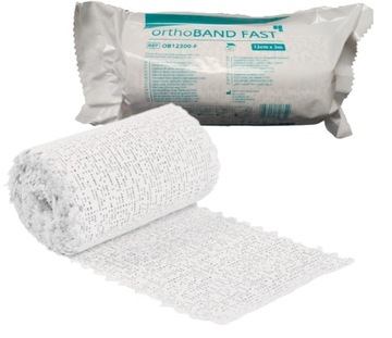 GIPS OPATRUNKOWY OPASKA GIPSOWA BANDAŻ 15cm 3min.