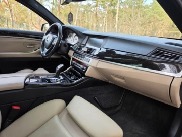 BMW Seria 5 F10-F11 Touring 530d 258KM 2011 BMW Seria 5 X-Drive Jasne Skory Komfort Head Up Panorama Hak Webasto 3.0, zdjęcie 39