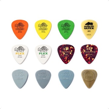 DUNLOP PVP112 ZESTAW 12 KOSTEK DO AKUSTYKA