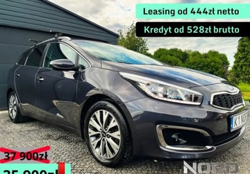 Kia Ceed II Kombi Facelifting 1.0 T-GDI 120KM 2016 Kia Ceed Bezwypadkowa, FV23, KredytowanieLeasing, gwarancja 12m Benzyna