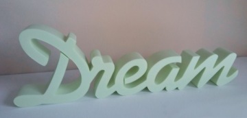Комбинированная надпись Dream-dream 3D украшение 12х38см