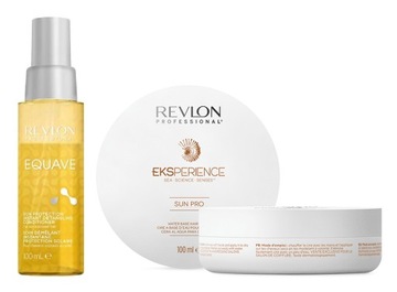 REVLON EQUAVE Odżywka 100ml + EKSPERIENCE Wosk 100ml ochrona przed słońcem