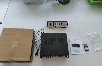 МИНИ-УСИЛИТЕЛЬ AV-MP326BT HIFI СТЕРЕО BLUETOOTH USB 2 КВТ + ПУЛЬТ ДИСТАНЦИОННОГО УПРАВЛЕНИЯ