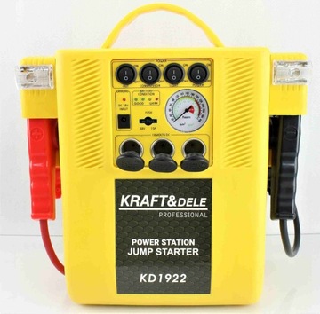 Многофункциональное устройство Starter 4in1, фонарик для запуска компрессора Kraft&Dele