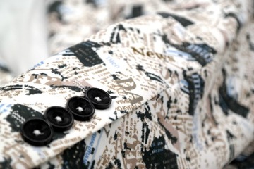 GIOVANNI PERA Marynarka męska D202 GAZETA 48 S