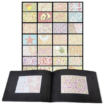 TABLICA ISHIHARY TEST WZROKU 36 PLANSZ DALTONIZM