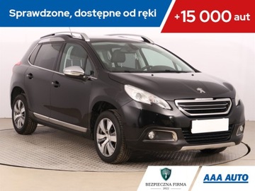 Peugeot 2008 I SUV 1.6 VTi 120KM 2015 Peugeot 2008 1.6 VTi, Salon Polska, Skóra, Navi