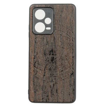 Dřevěné Pouzdro Bewood pro Redmi Note 12 Pro Plus 5G Kalendář Aztécký Ziricote