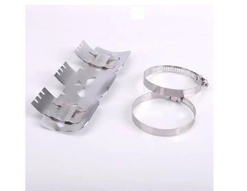 ХРОМИРОВАННАЯ КРЫШКА МОТОЦИКЛА НА ВАЛ, ВЫХЛОП, ТРУБА ЧЕРЕП 18,5 СМ