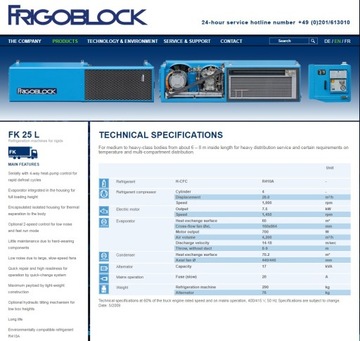 Холодильная установка Frigoblock FK25L, Carrier