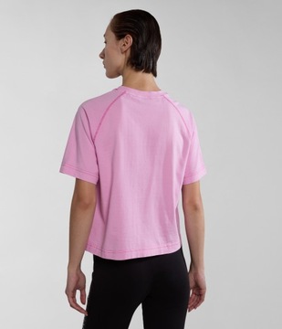 Napapijri Koszulka Damska Aberdeen NA4HOI Pink Pastel L