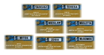 Брелок НОМЕРНОЙ ЗНАК С ИМЕНАМИ И ФРАЗАМИ