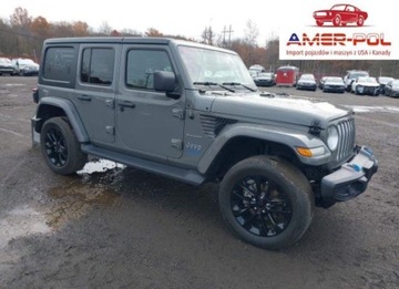 Jeep Wrangler IV 2022 Jeep Wrangler 4XE Unlimited Sahara 2022 2.0L 2.0 Hybryda 270KM