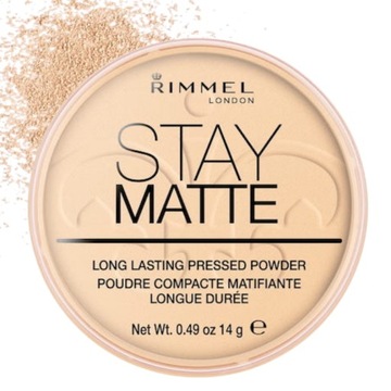 RIMMEL Stay Matte puder prasowany 001 Transparent