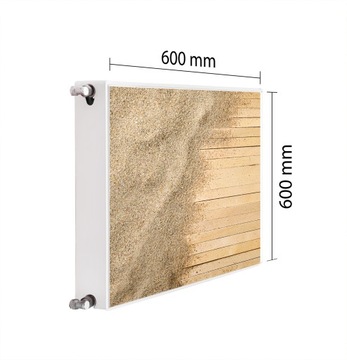 MAGNETYCZNA OSŁONA NA KALORYFER 60x60 PIASEK MATA MAGNES