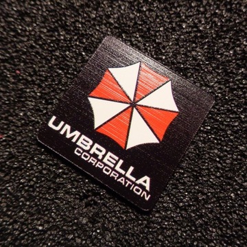 Наклейка с выпуклым логотипом Umbrella Corporation 467e
