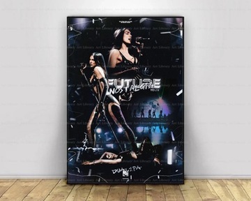 Plakat na płótnie Piosenkarka Dua_Lipa światowa t
