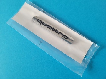 Эмблема Quattro для Audi Silver Glossy