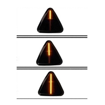 DYNAMIC LED SMĚROVKA DO KANGOO II 2008-2013 ČERNÁ