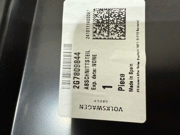 VOLKSWAGEN TAIGO 2G7 BLATNÍK ZADNÍ PRAVÝ ORIG. !