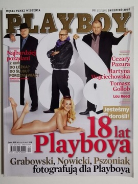 PLAYBOY NR 12 (216) GRUDZIEŃ 2010 18 LAT PLAYBOYA