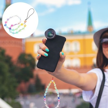 Короткий ремешок-цепочка для мобильного телефона.