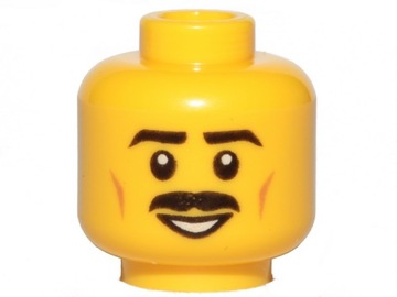 LEGO 3626cpb2054 figurka głowa główka 1 szt N
