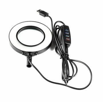 Держатель для пайки 3-х рук с лупой + светодиод USB