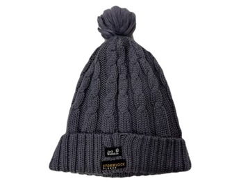 JACK WOLFSKIN STORMLOCK FLEECE CZAPKA Z WEŁNĄ