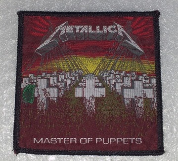 METALLICA - Master of Puppets - naszywka z lat '90