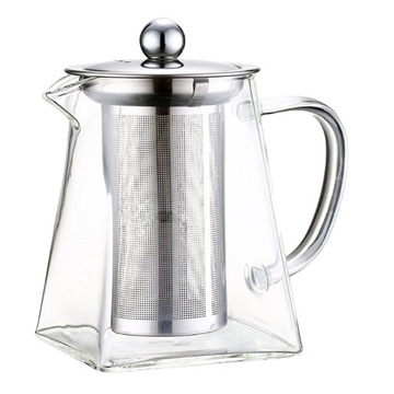 Czajnik z wyjmowanym zaparzaczem borokrzemowy 650ml